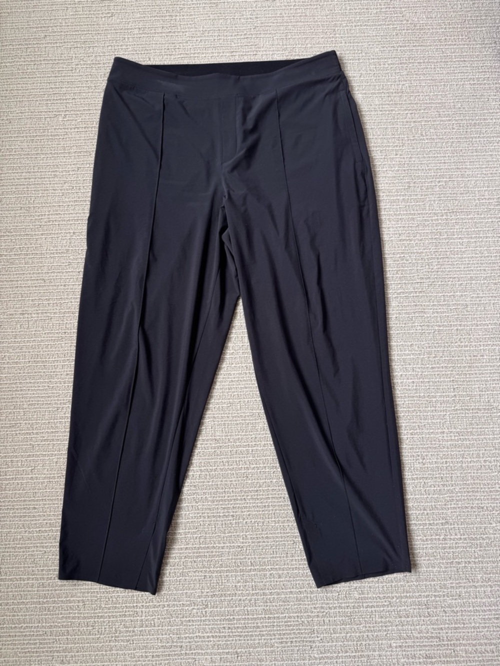Athleta Black High Rise Wide-Leg Brooklyn  Pants size 18